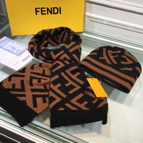 Fendi Hats &amp; Scarves Sets #451868 $63.00 USD, Wholesale Replica Fendi Caps