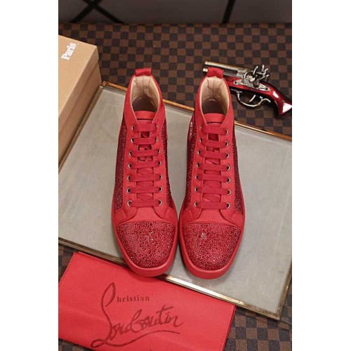 Christian Louboutin High Tops Shoes For Men #452707 $97.80 USD, Wholesale Replica Christian Louboutin High Top Shoes