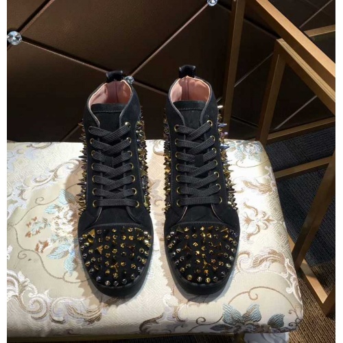Replica Christian Louboutin High Tops Shoes For Men #452708 $126.00 USD for Wholesale