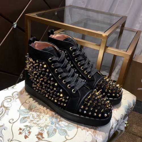 Replica Christian Louboutin High Tops Shoes For Men #452708 $126.00 USD for Wholesale