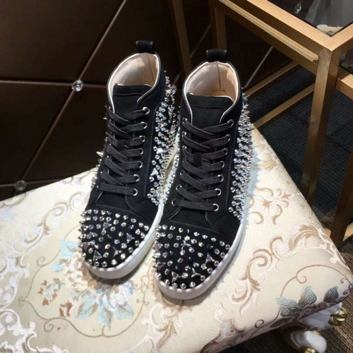 Replica Christian Louboutin High Tops Shoes For Men #452709 $126.00 USD for Wholesale