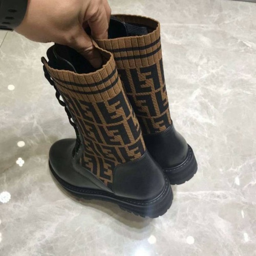 Replica Fendi Boots For Women #453921 $120.00 USD for Wholesale