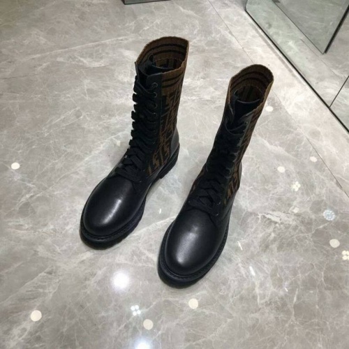 Replica Fendi Boots For Women #453921 $120.00 USD for Wholesale