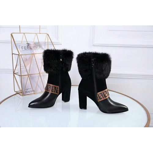 Replica Fendi Boots For Women #453923 $105.00 USD for Wholesale