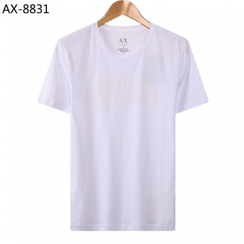 Armani T-Shirts Short Sleeved For Men #455033 $21.80 USD, Wholesale Replica Armani T-Shirts