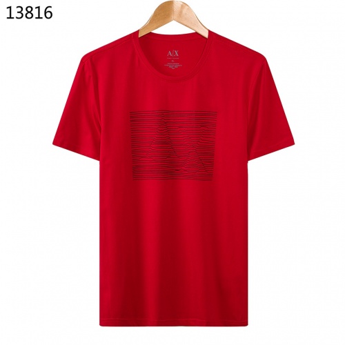 Armani T-Shirts Short Sleeved For Men #455036 $21.80 USD, Wholesale Replica Armani T-Shirts