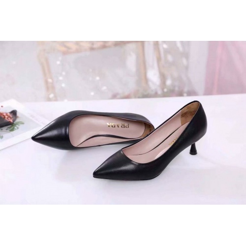 Replica Prada High Heels Shoes For Women #455239 $73.00 USD for Wholesale