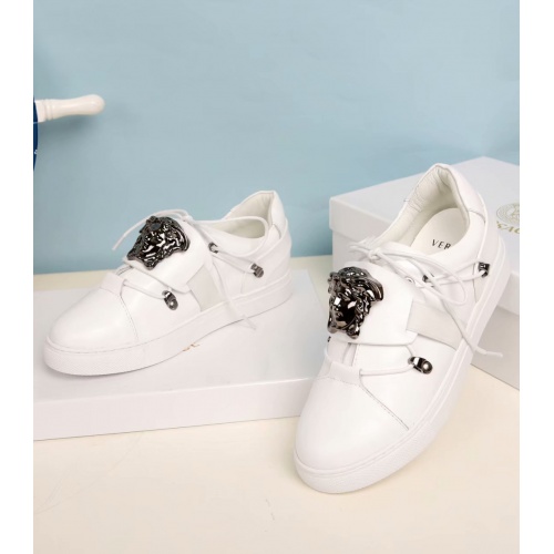 Replica Versace Casual Shoes For Women #455345 $85.00 USD for Wholesale