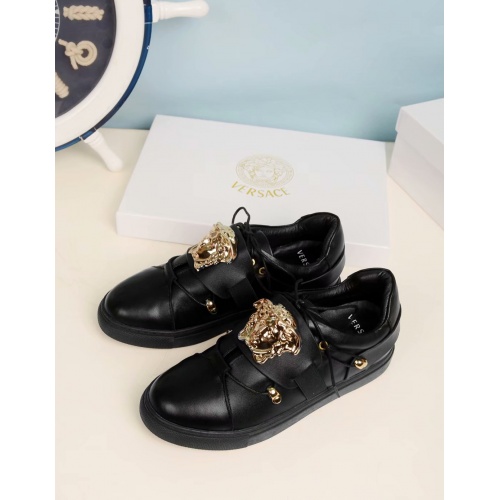 Versace Casual Shoes For Men #455349 $85.00 USD, Wholesale Replica Versace Flat Shoes