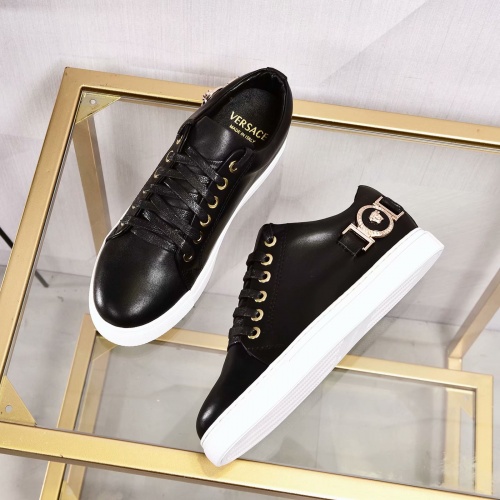 Replica Versace Casual Shoes For Women #455352 $82.00 USD for Wholesale