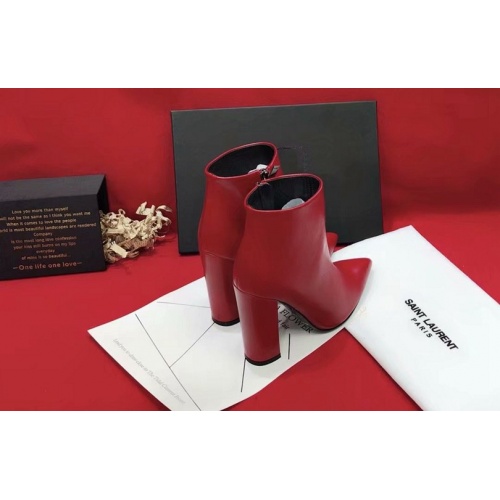Replica Yves Saint Laurent YSL Boots For Women #455456 $120.00 USD for Wholesale