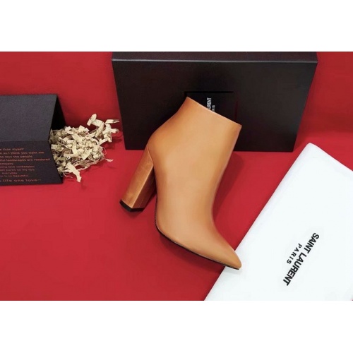 Replica Yves Saint Laurent YSL Boots For Women #455457 $120.00 USD for Wholesale