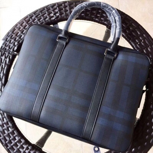Replica Burberry AAA Quality Handbags For Men #455534 $93.00 USD for Wholesale