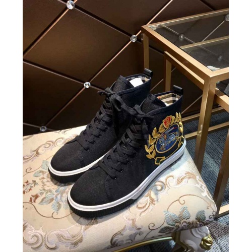 Burberry High Tops Shoes For Men #455584 $93.00 USD, Wholesale Replica Burberry High Tops Shoes