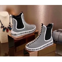 $97.00 USD MIU MIU High Tops Shoes For Women #455154