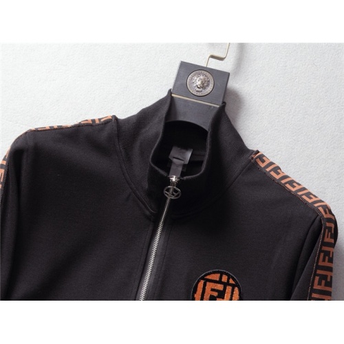 Replica Fendi Fashion Tracksuits Long Sleeved For Men #456043 $105.00 USD for Wholesale