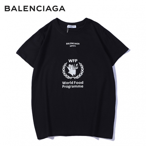 Balenciaga T-Shirts Short Sleeved For Men #456291 $29.00 USD, Wholesale Replica Balenciaga T-Shirts