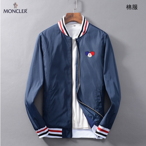 Moncler Cotton-Padded Coat Long Sleeved For Men #456538 $80.00 USD, Wholesale Replica Moncler Jackets