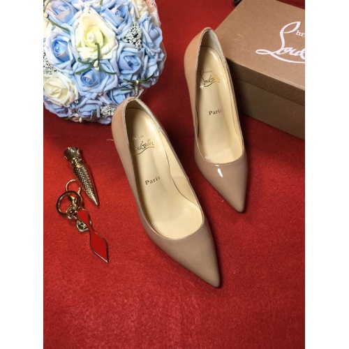 Replica Christian Louboutin CL High-Heeled Shoes For Women #456585 $75.00 USD for Wholesale