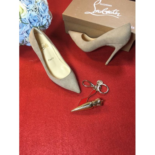 Christian Louboutin CL High-Heeled Shoes For Women #456588 $75.00 USD, Wholesale Replica Christian Louboutin High-heeled shoes