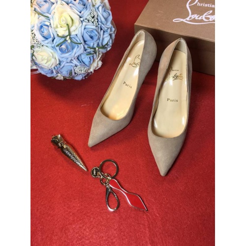 Replica Christian Louboutin CL High-Heeled Shoes For Women #456588 $75.00 USD for Wholesale