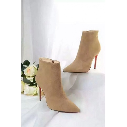 Christian Louboutin CL Boots For Women #456618 $92.00 USD, Wholesale Replica Christian Louboutin Boots