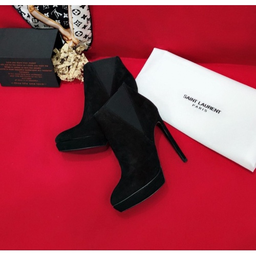 Replica Yves Saint Laurent YSL Boots For Women #456749 $96.00 USD for Wholesale