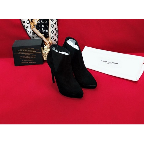 Replica Yves Saint Laurent YSL Boots For Women #456749 $96.00 USD for Wholesale