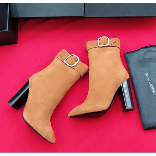 Replica Yves Saint Laurent YSL Boots For Women #456755 $122.00 USD for Wholesale