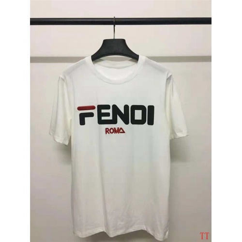 Fendi T-Shirts Short Sleeved For Men #456756 $29.00 USD, Wholesale Replica Fendi T-Shirts
