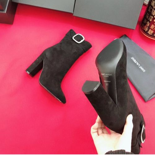 Replica Yves Saint Laurent YSL Boots For Women #456757 $122.00 USD for Wholesale