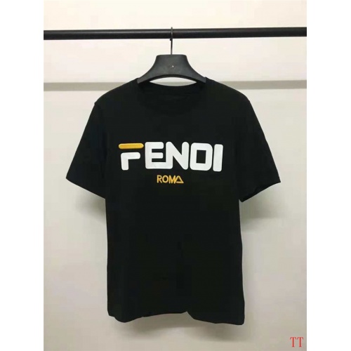 Fendi T-Shirts Short Sleeved For Men #456758 $29.00 USD, Wholesale Replica Fendi T-Shirts
