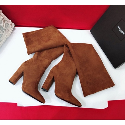 Replica Yves Saint Laurent YSL Boots For Women #456780 $129.00 USD for Wholesale