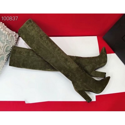 Replica Yves Saint Laurent YSL Boots For Women #456781 $129.00 USD for Wholesale