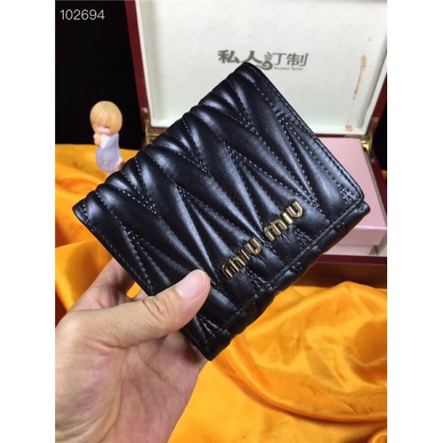 MIU MIU AAA Quality Wallets For Women #457700 $42.00 USD, Wholesale Replica MIU MIU AAA Wallets