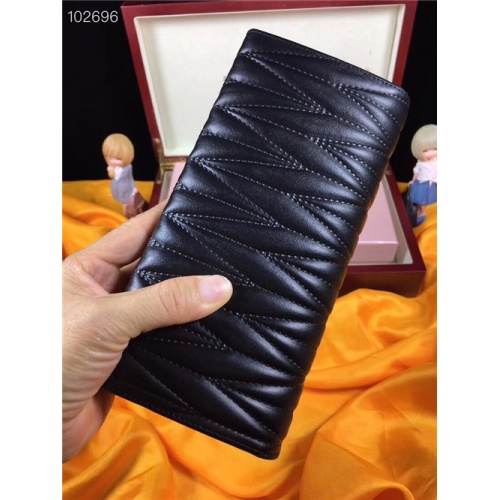 Replica MIU MIU AAA Quality Wallets For Women #457705 $43.50 USD for Wholesale