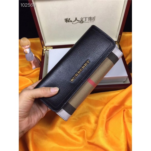 Burberry AAA Quality Wallets For Women #457706 $43.50 USD, Wholesale Replica Burberry AAA+ Quality Wallets