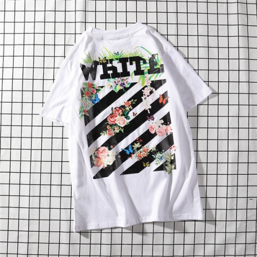 Off-White T-Shirts Short Sleeved For Men #458594 $24.50 USD, Wholesale Replica Off-White T-Shirts