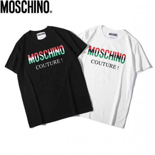 Replica Moschino T-Shirts Short Sleeved For Men #458615 $29.00 USD for Wholesale