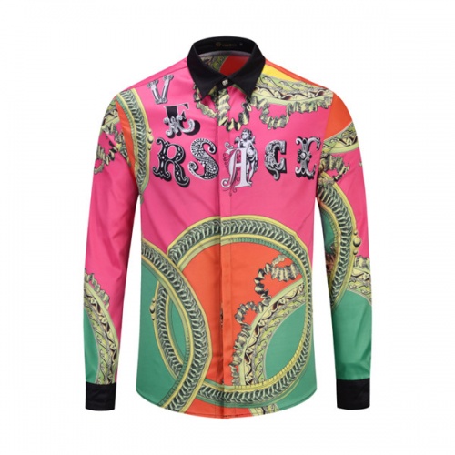 Versace Shirts Long Sleeved For Men #458628 $41.00 USD, Wholesale Replica Versace Shirts