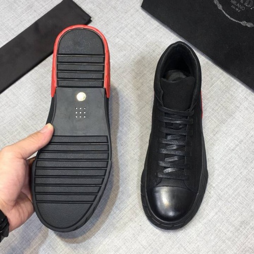 Replica Prada High Tops Shoes For Men #458859 $93.00 USD for Wholesale