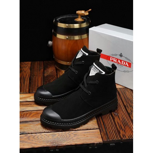 Prada Boots For Men #458865 $89.00 USD, Wholesale Replica Prada Boots