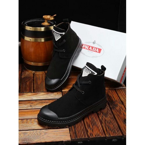 Replica Prada Boots For Men #458865 $89.00 USD for Wholesale