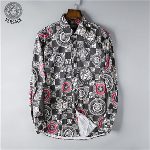 Versace Shirts Long Sleeved For Men #458937