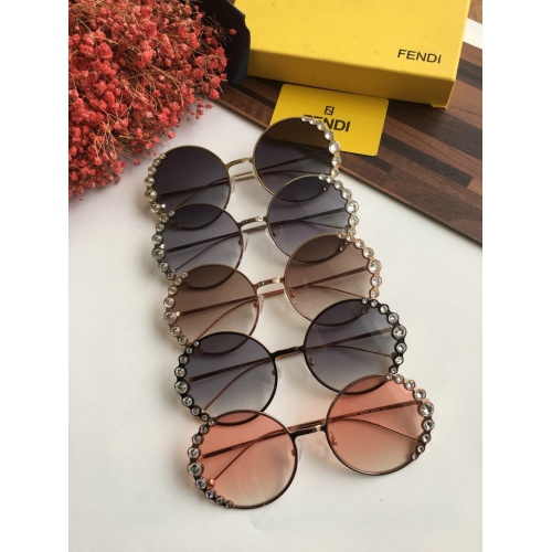 Replica Fendi AAA Quality Sunglasses #459465 $77.00 USD for Wholesale