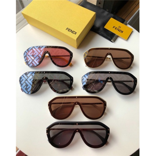 Replica Fendi AAA Quality Sunglasses #459485 $73.00 USD for Wholesale