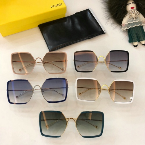 Replica Fendi AAA Quality Sunglasses #459491 $73.00 USD for Wholesale