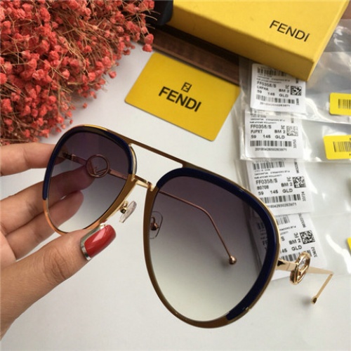 Fendi AAA Quality Sunglasses #459711 $71.00 USD, Wholesale Replica Fendi AAA Quality Sunglasses