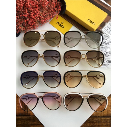 Replica Fendi AAA Quality Sunglasses #459711 $71.00 USD for Wholesale
