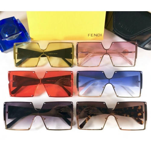 Replica Fendi AAA Quality Sunglasses #460141 $66.00 USD for Wholesale